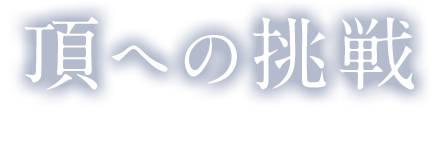 頂への挑戦